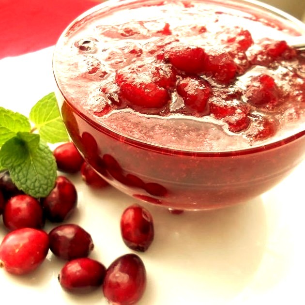 Cranberry Sauce with Orange Juice Side Dish Sauces irtaavatajatukset