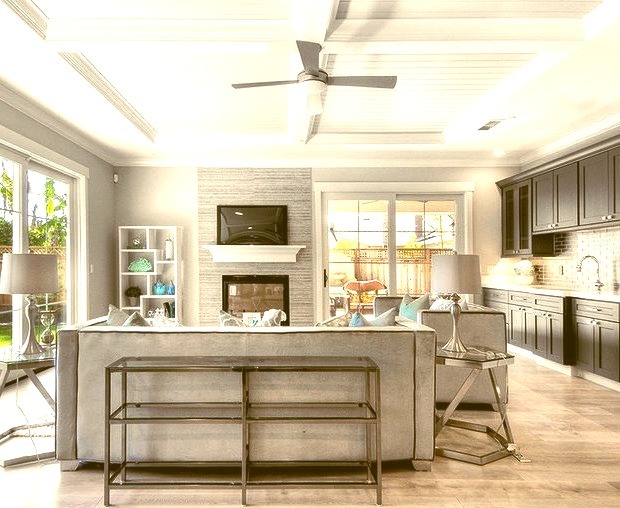 Transitional Living Room ASL Punzalan